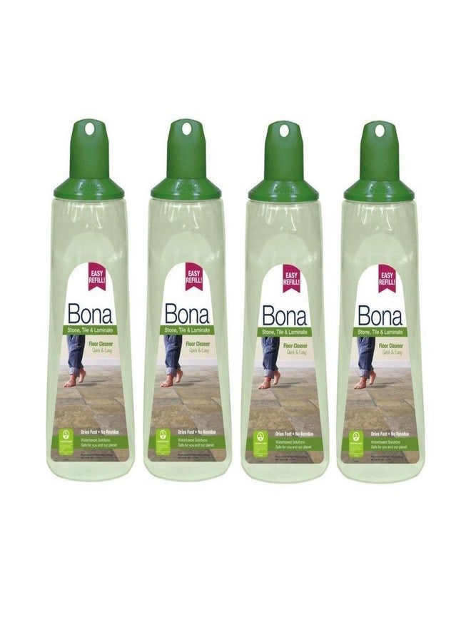 Bona Professional 4 Pack of Bona Stone Tile & Laminate Floor Cleaner Refill Cartridge, 33 oz - Image 1